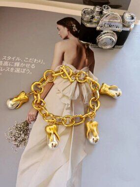 Schiaparelli Pearl Teeth Bracelet